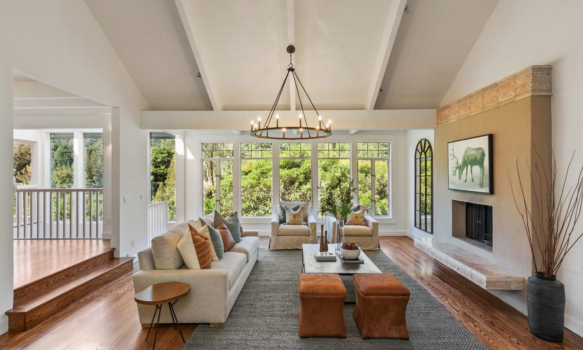 Mill Valley home living room