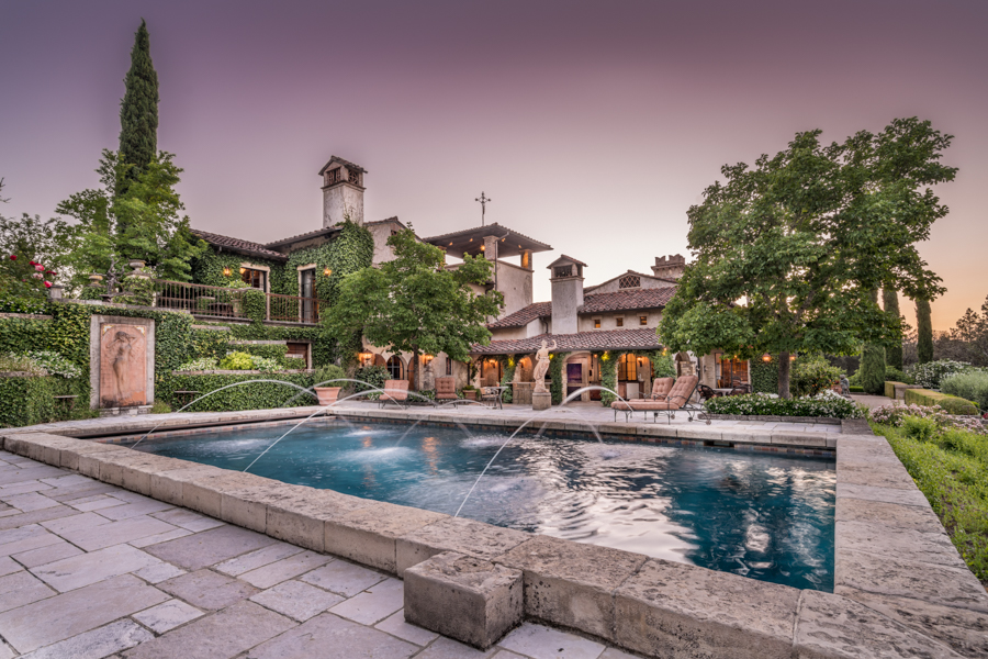 Pool Tuscan Mansion