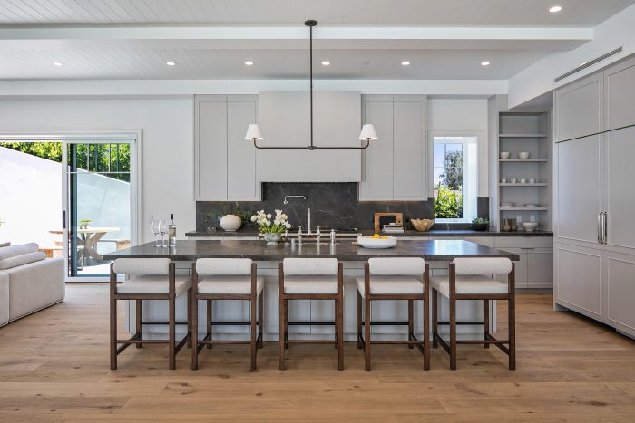 Casual dining area and kitchen