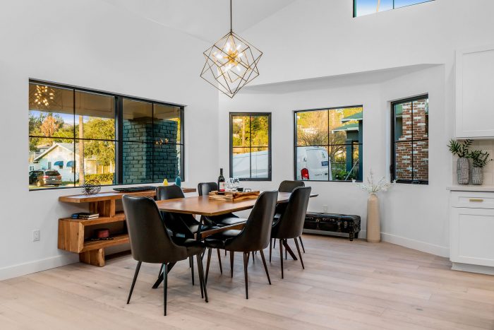 Eagle Rock smart home, dining room