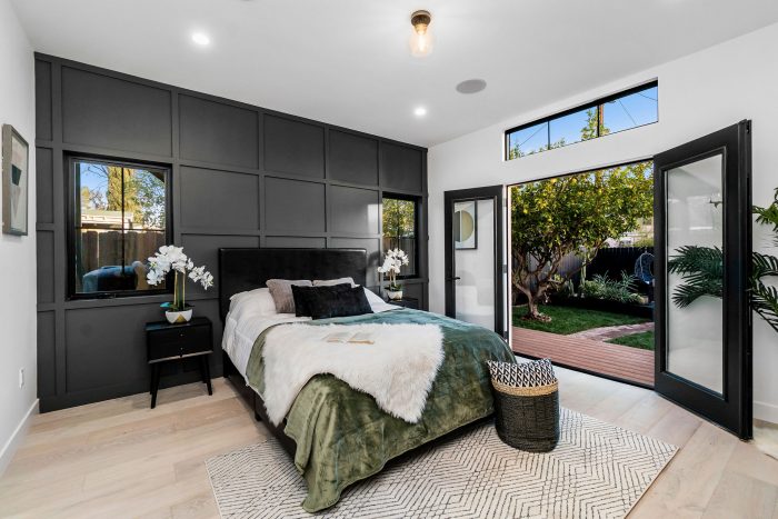 Eagle Rock smart home, bedroom