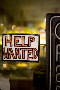 Help Wanted sign