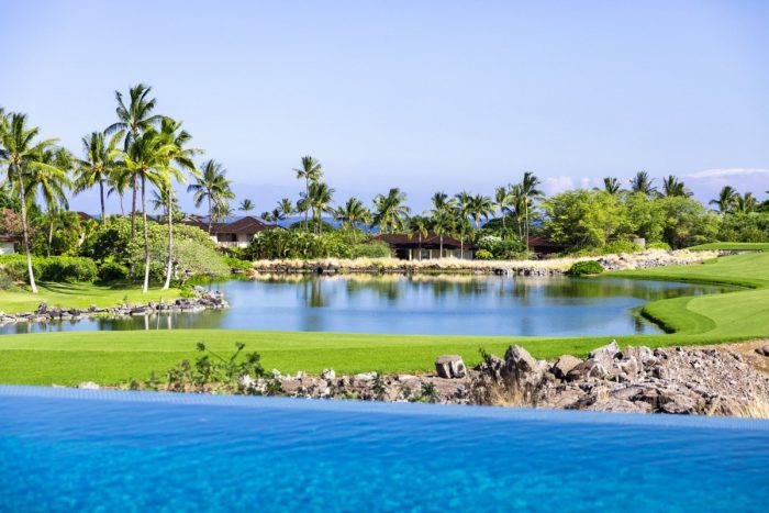 5th hole of Hualalai’s Jack Nicklaus-signature golf course