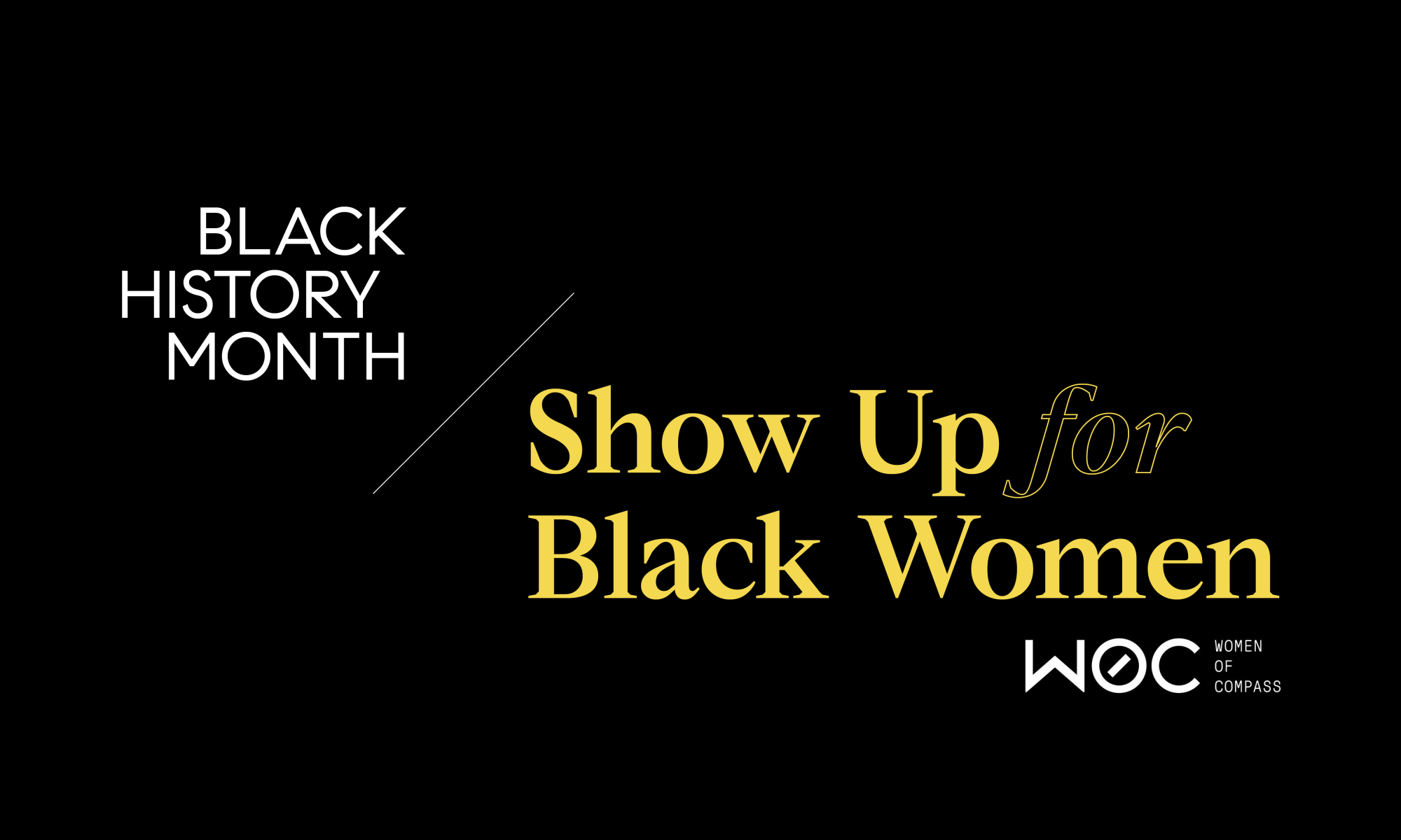Blog HERO graphic BHM Show Up for Black Women