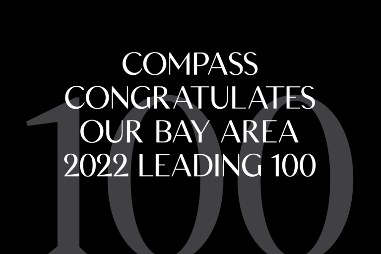 2022 Bay Area Leading 100 (Real Estate Agents) blog header graphic