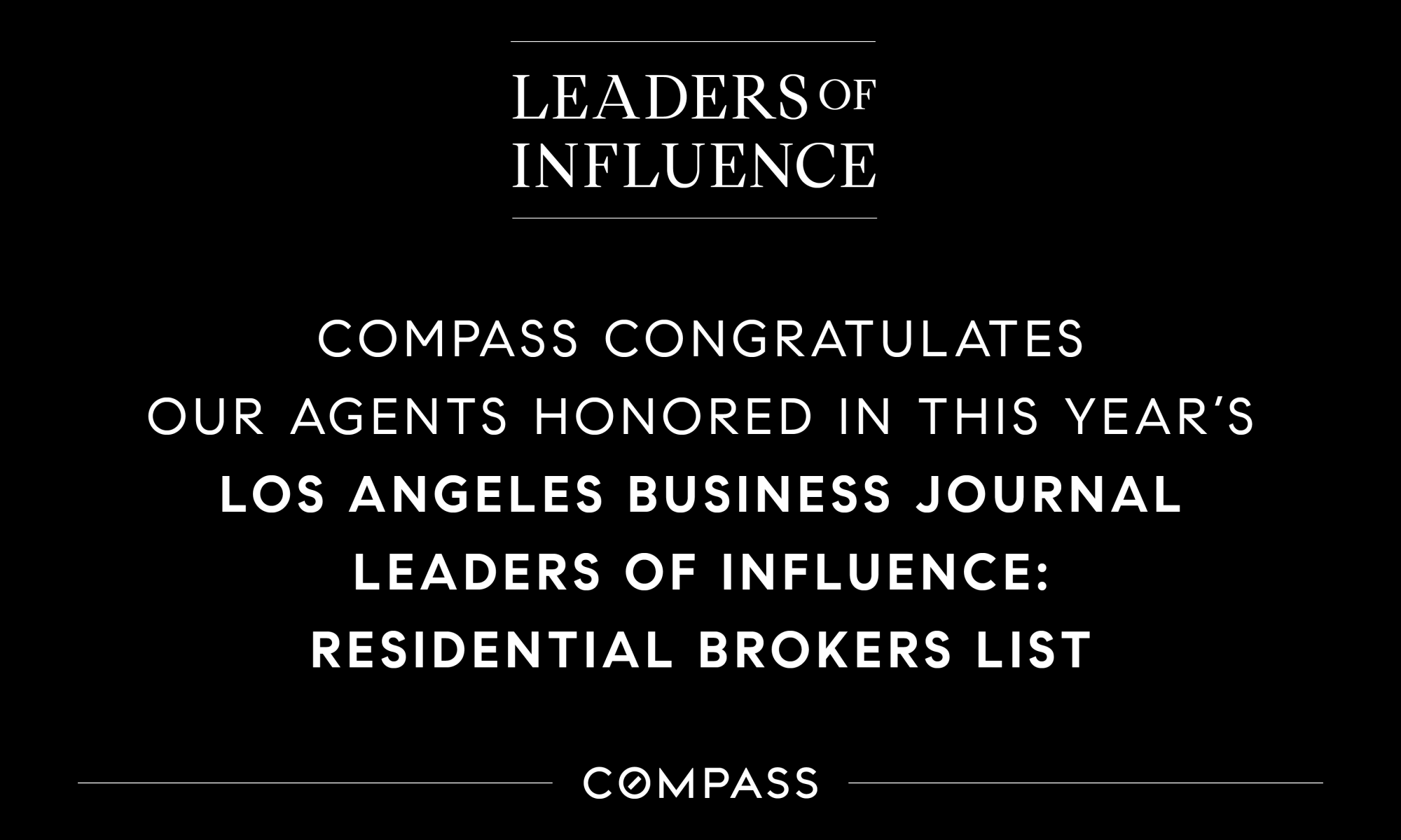 2022 LA Business Journal Leaders of Influence