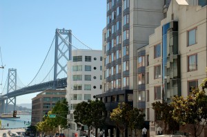 Housing in San Francisco's South Beach neighborhood.