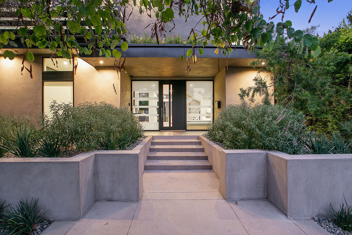 West Hollywood home entry