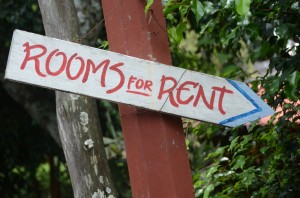 For rent sign