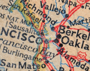 Map of the Bay Area