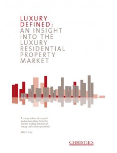 Christie's luxury real estate report cover