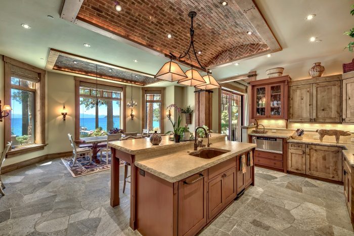 California Real Estate Blog - Lakefront Estate Kitchen