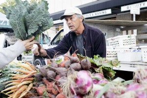 Fresh veggies from Big Ranch Farms at Napa's Chef's Market