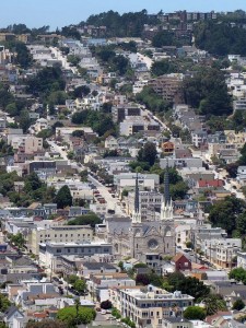 Vew of San Francisco from Bernal Heights