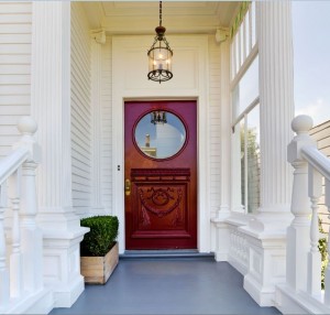 Doorway of a high-end home in San Francisco.