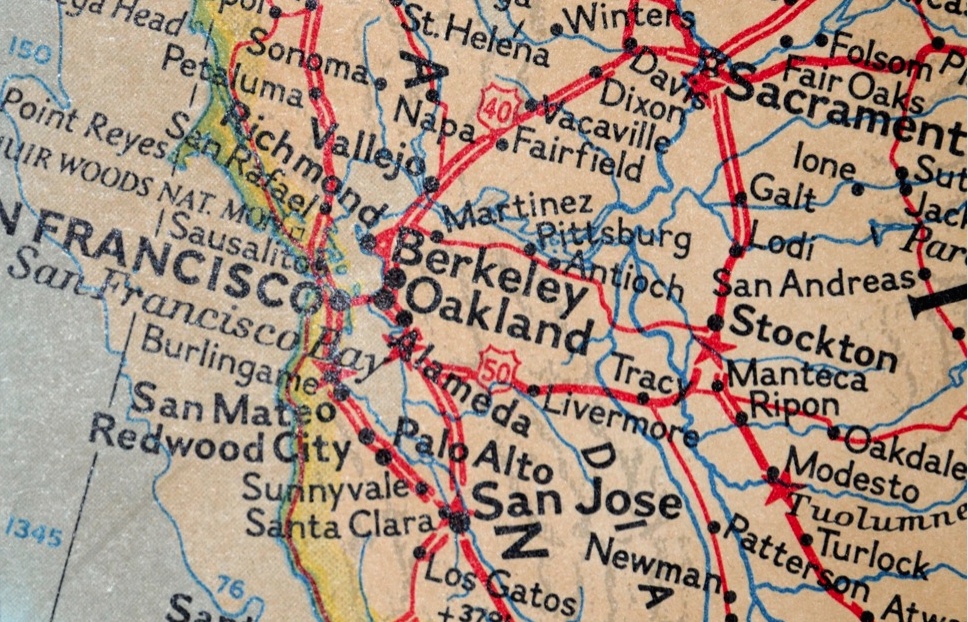 Bay Area map