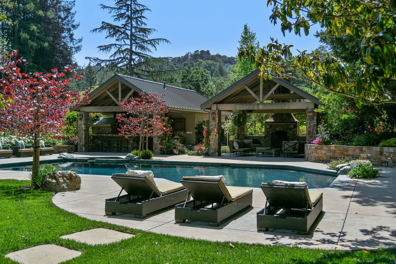 4090 Happy Valley Road, Lafayette, CA - Lawn and Pool