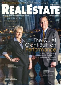 April 2013 cover of Real Estate Magazine