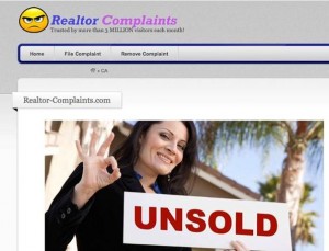 Homepage of Realtor-complaints.com