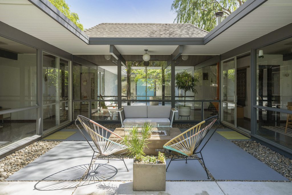 open air courtyard