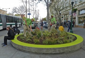 The Downtown Berkeley Association oversaw a serious Spring clean-up dubbed the “Big Splash” campaign