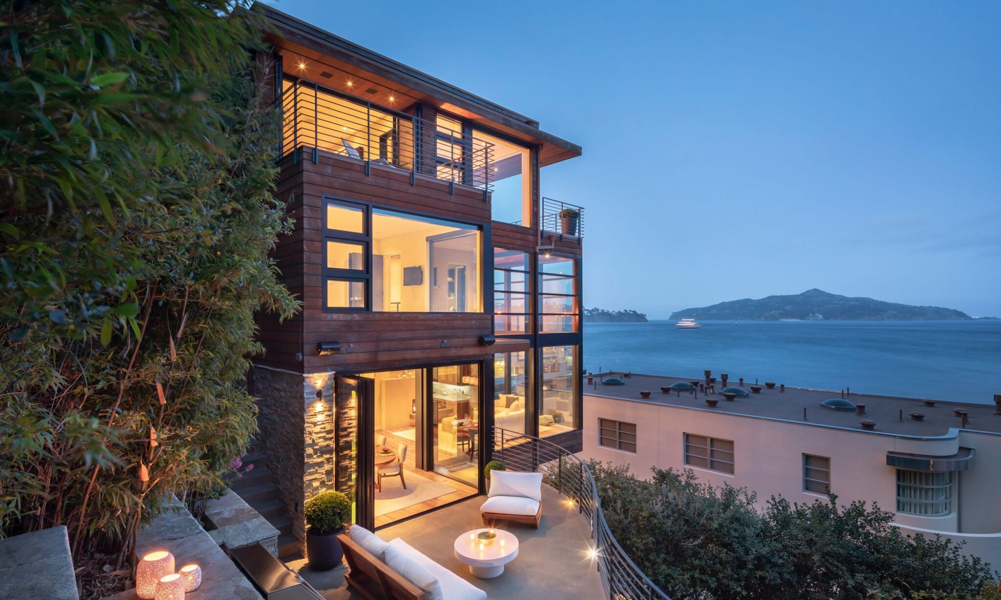 Sausalito architectural gem wrapped in sweeping Bay views