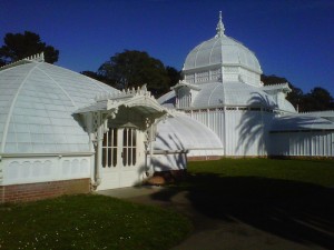 Conservatory of Flowers, Golden Gate Park in San Francisco
