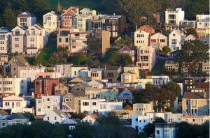 A view of San Francisco's Bernal Heights neighborhood