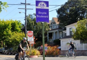 Photo of bicyclists in Berkeley