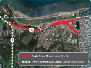 The Doyle Drive Weekend Closure Is Here