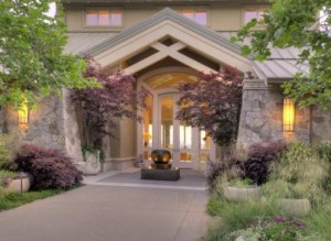 Exterior view of the entrance to 2395 Old Soda Springs Road, Napa.