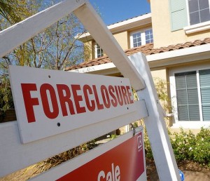 Foreclosure sign