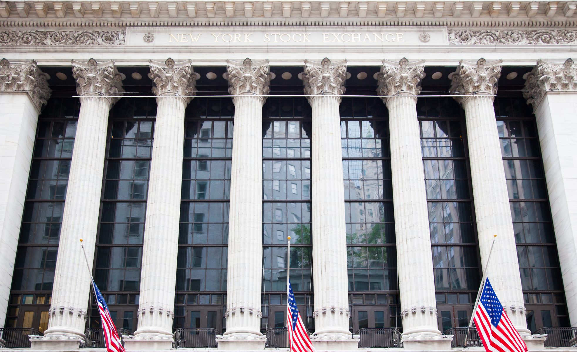 New York City Stock exchange on Wall Street