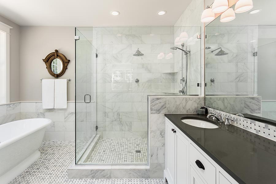 Master Bathroom Remodeling Costs Are, How Much Does It Cost To Remodel A Bathroom In California