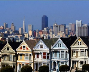 San Francisco's "painted ladies"