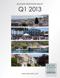 Cover of Pacific Union's Q1 2013 Real Estate Report