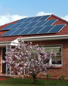 Rooftop solar panels