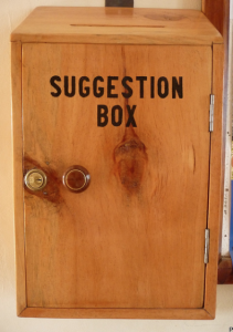 Suggestion box